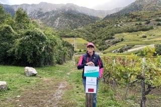 Katia Bérard est la présidente du comité d'organisation du Kilomètre Vertical de Fully.